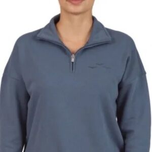 Lazy pants 1/4 zip sweater